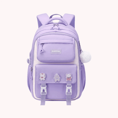 Kids Backpack Children School Bags Waterproof Primary Schoolbag Book Bag (purple)_img_0