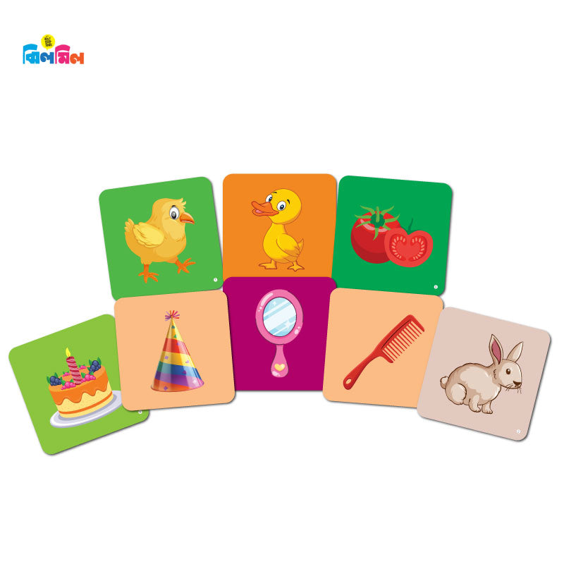 Smart BABY VISION Stimulation Cards 18-36 MONTHS Stage-4 Colorful Visual Stimulation Cards