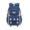 Kids Backpack Children School Bags For Girls Orthopedic Waterproof Primary Schoolbag Book Bag (Blue)