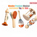 Wooden Premium Musical Instrument Toy for Kids 5-piece set - Age 3+ years