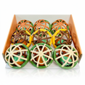 Premium Baby Rattle and Teether Ball - colorful cage design sensory toy for 6+ months babies