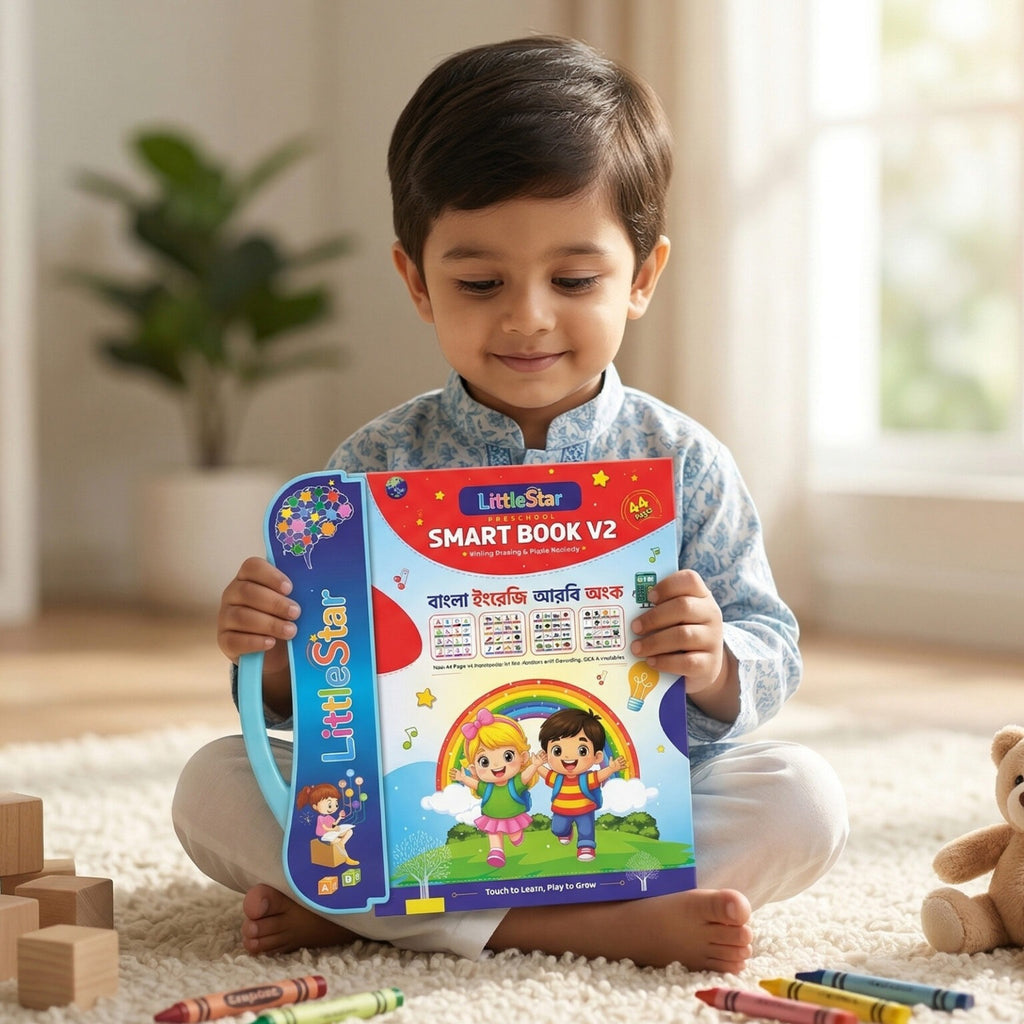 LittleStar Smart Book V2 – বাংলা, ইংরেজি, আরবি ও অংক শেখার সাউন্ড বুক