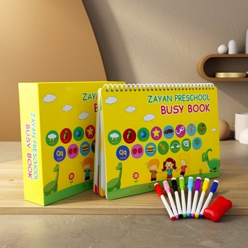 Zayan Busy Book – Smart Learning & Activity Book for Kids (Age 2+)
