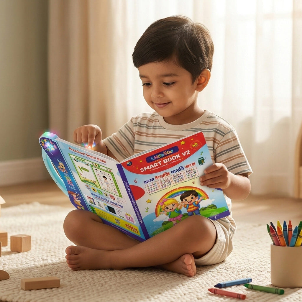 LittleStar Smart Book V2 – বাংলা, ইংরেজি, আরবি ও অংক শেখার সাউন্ড বুক